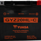 Yuasa AGM Battery - GYZ20HLC YUAM720GHC