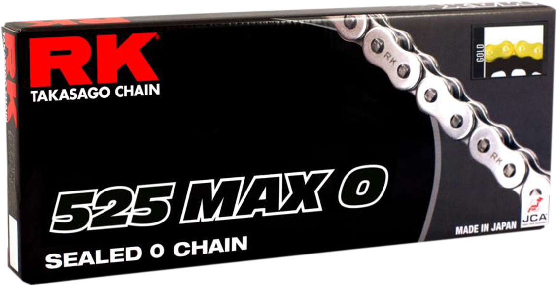 RK 525 Max O - Drive Chain - 130 Links - Gold 525MAXO-130-GG