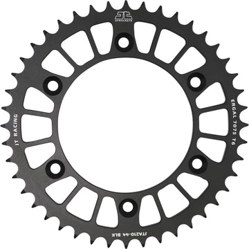 JT SPROCKETS Rear Sprocket - Honda - Black - 44 Tooth JTA210.44BLK by JT Rear Sprockets   Aluminum/Alloy