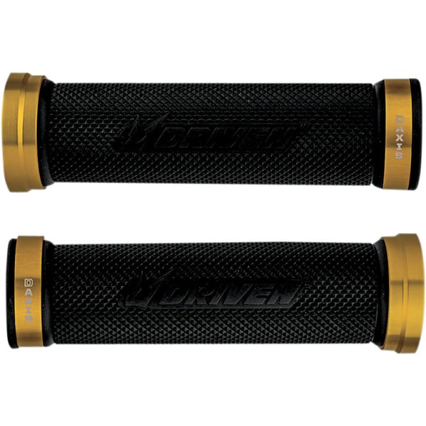Driven Racing D-Axis Grips - Gold/Black DXG-GD