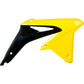 POLISPORT Radiator Cover - Black/Yellow - RMZ 450 8412500005 by Polisport