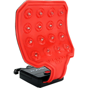 RISK RACING Flashlight - FLEXIT - LED - 200 Lumens - Red 00112