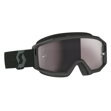 Primal Goggle Black Silver Chrome Works Lens