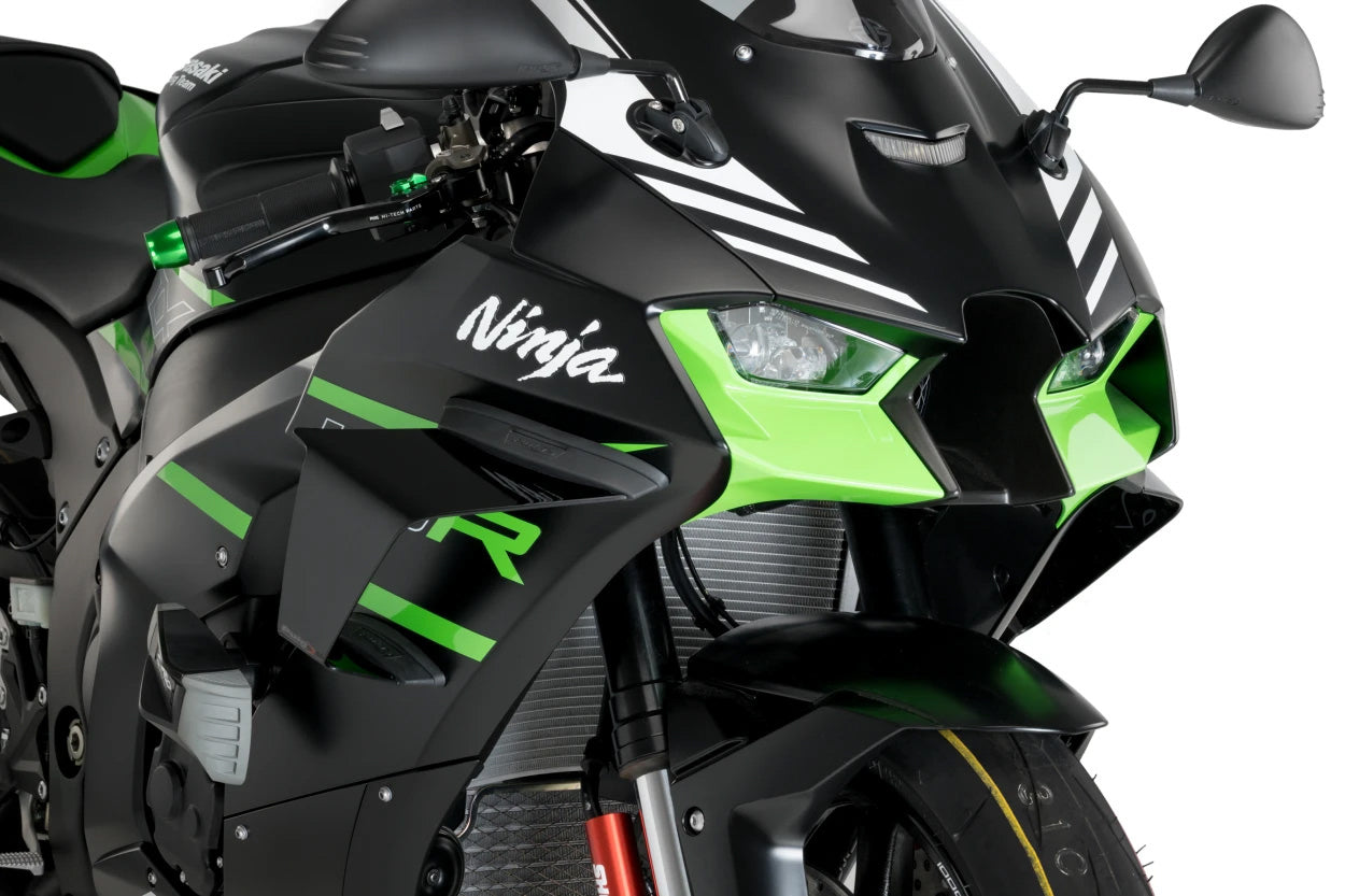 Race Side Spoilers Black Kaw