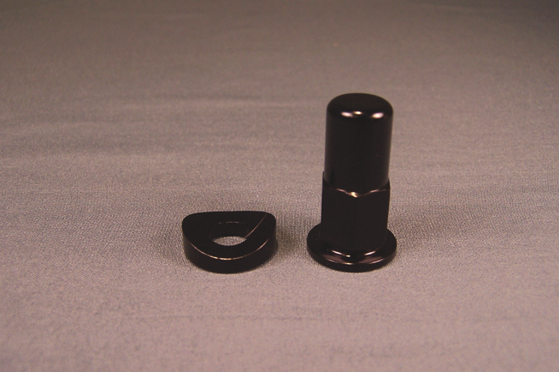 NO TOIL Rim Lock Nut/Spacer - Kit - Black NTRK-005