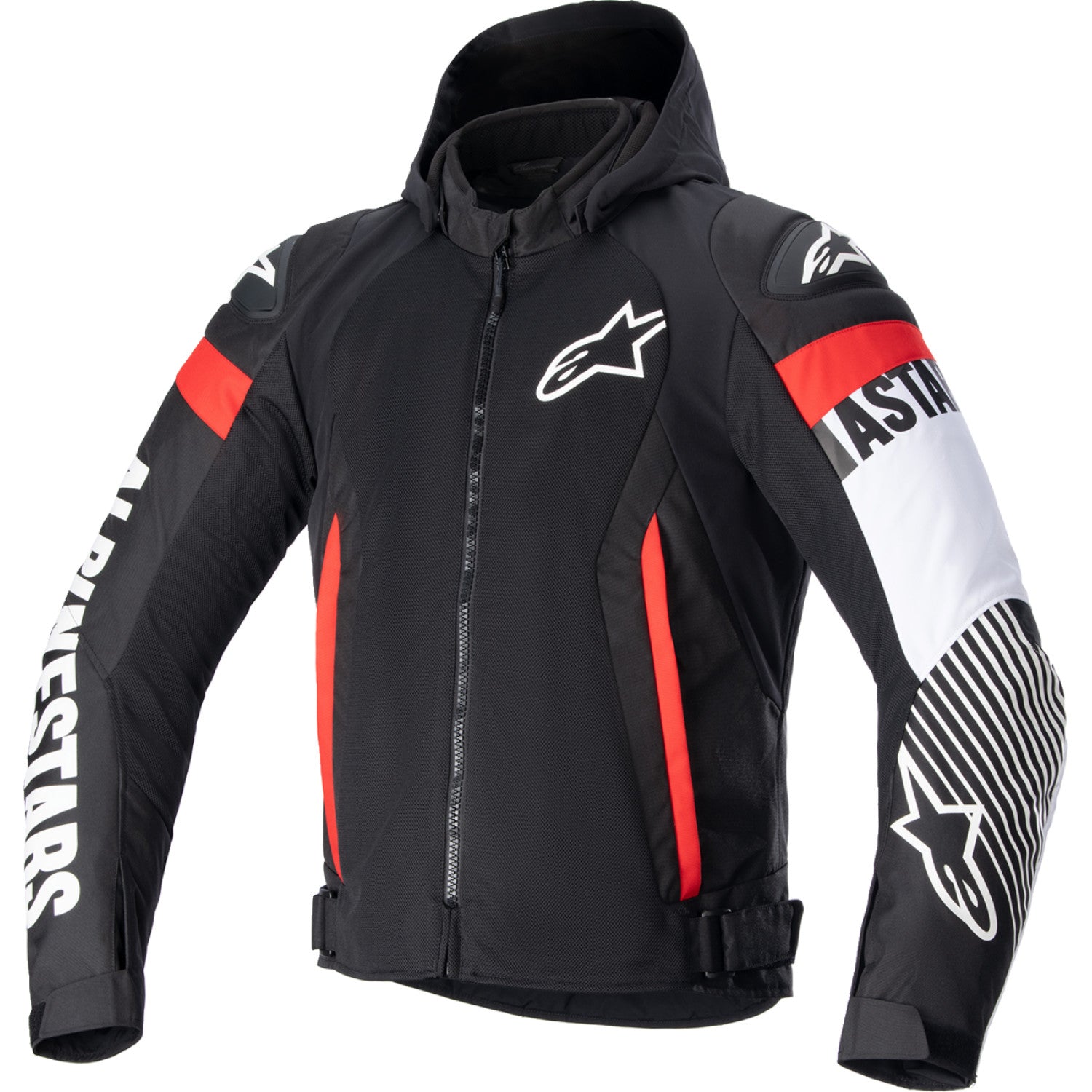 ALPINESTARS Zaca Air Jacket - Black/White/Red - Large 3306423-1231-L