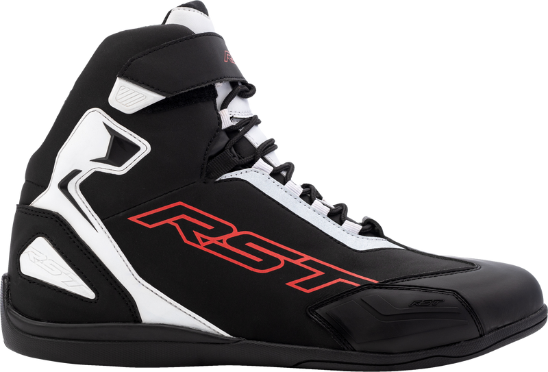 RST Sabre Moto Shoe CE Boot - Black/White/Red - US 7