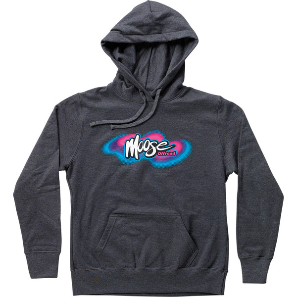 Moose Offroad Women's Retro Hoodie - Gray - Large 3051-1152