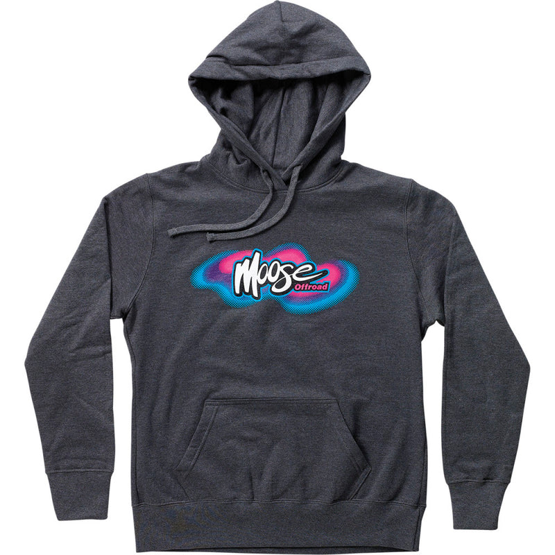 MOOSE OFFROAD Women's Retro Hoodie - Gray - Medium 3051-1151