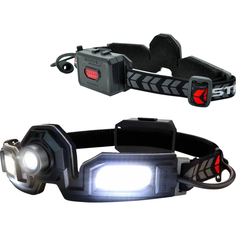 RISK RACING Headlamp - FLEXIT - Pro 3.0 - LED - 300 Lumens - Multi Functional 14204