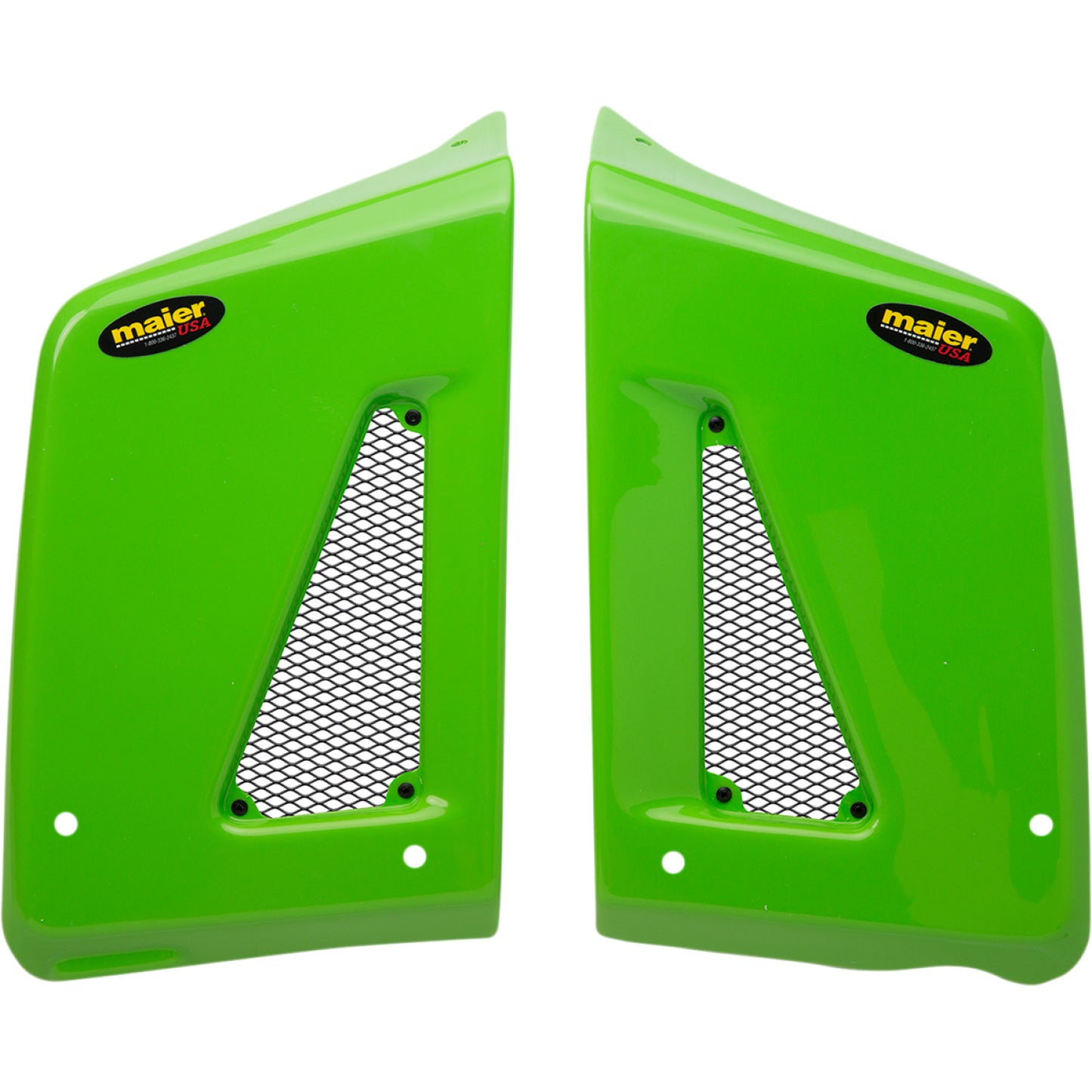 Maier Radiator Scoops - KLR - Green 578103