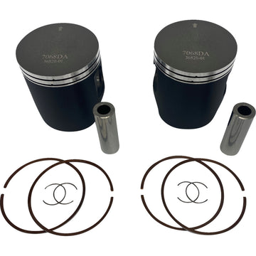 WOSSNER Piston Kit - 81.84 mm - Ski Doo K7068DA-2