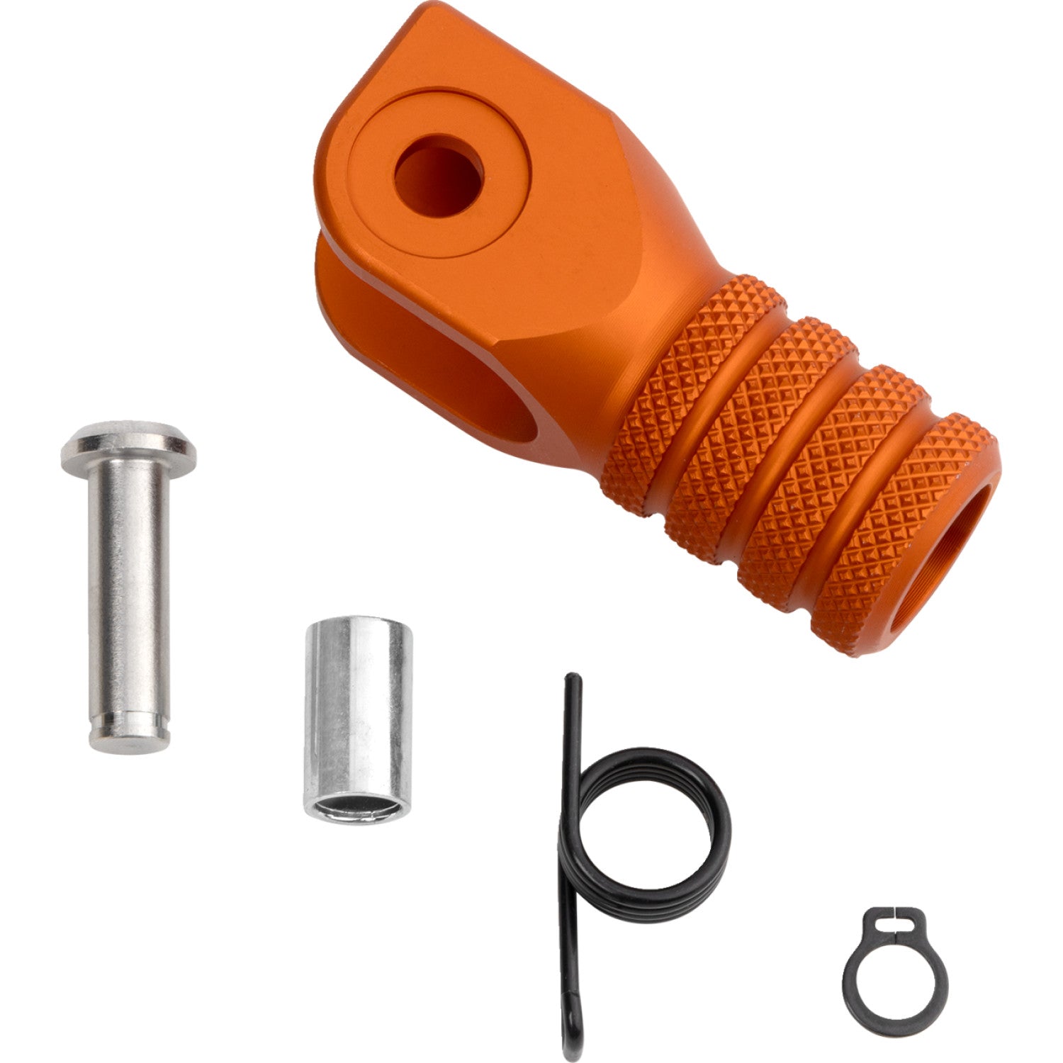Moose Offroad Knurled Shift Lever Tip - 0 mm - Orange 81-0000-02-40 | Shifter Levers & Parts