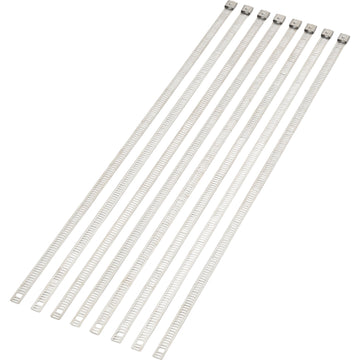 Moose Racing Cable Tie - Silver - 14" - 8 Pack 304-0515