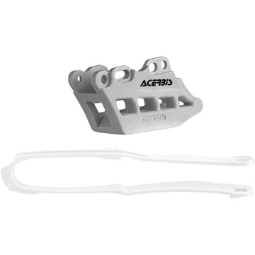 ACERBIS Chain Guide and Slider Kit - Honda CRF250R/CRF450R/RX - White 2666240002