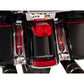 CIRO Filler Panel Light - Red Lens - Red LEDs - Chrome 40050
