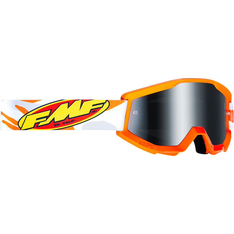 FMF PowerCore Goggles - Assault - Gray - Silver Mirror F-50051-00002