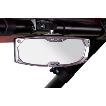 SEIZMIK Mirror - Halo R - Rear View - Rectangle - Black w/Silver Bezel - Pro XP 56-18002