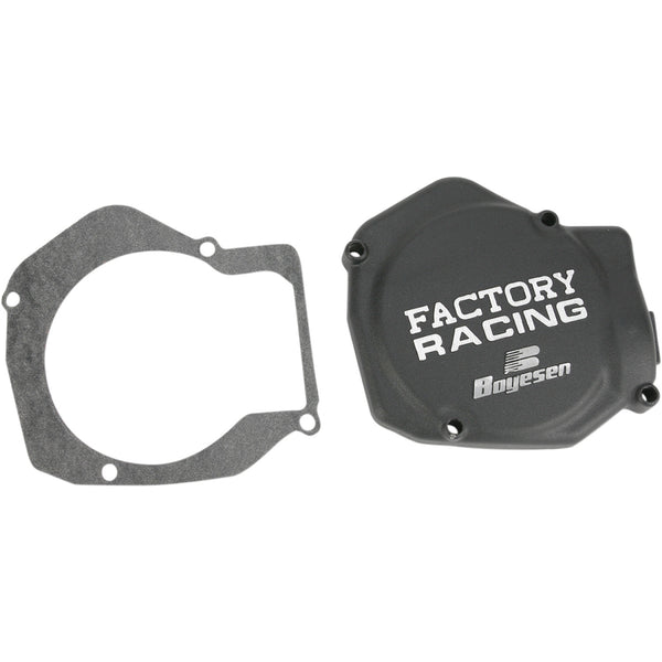 Boyesen Ignition Cover - Black - Honda CR125R SC01AB