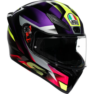 AGV K1 S Helmet - Fastlap - Black/Purple/Pink - XS 2118394003-065-XS | Street Full Face Adult Helmet