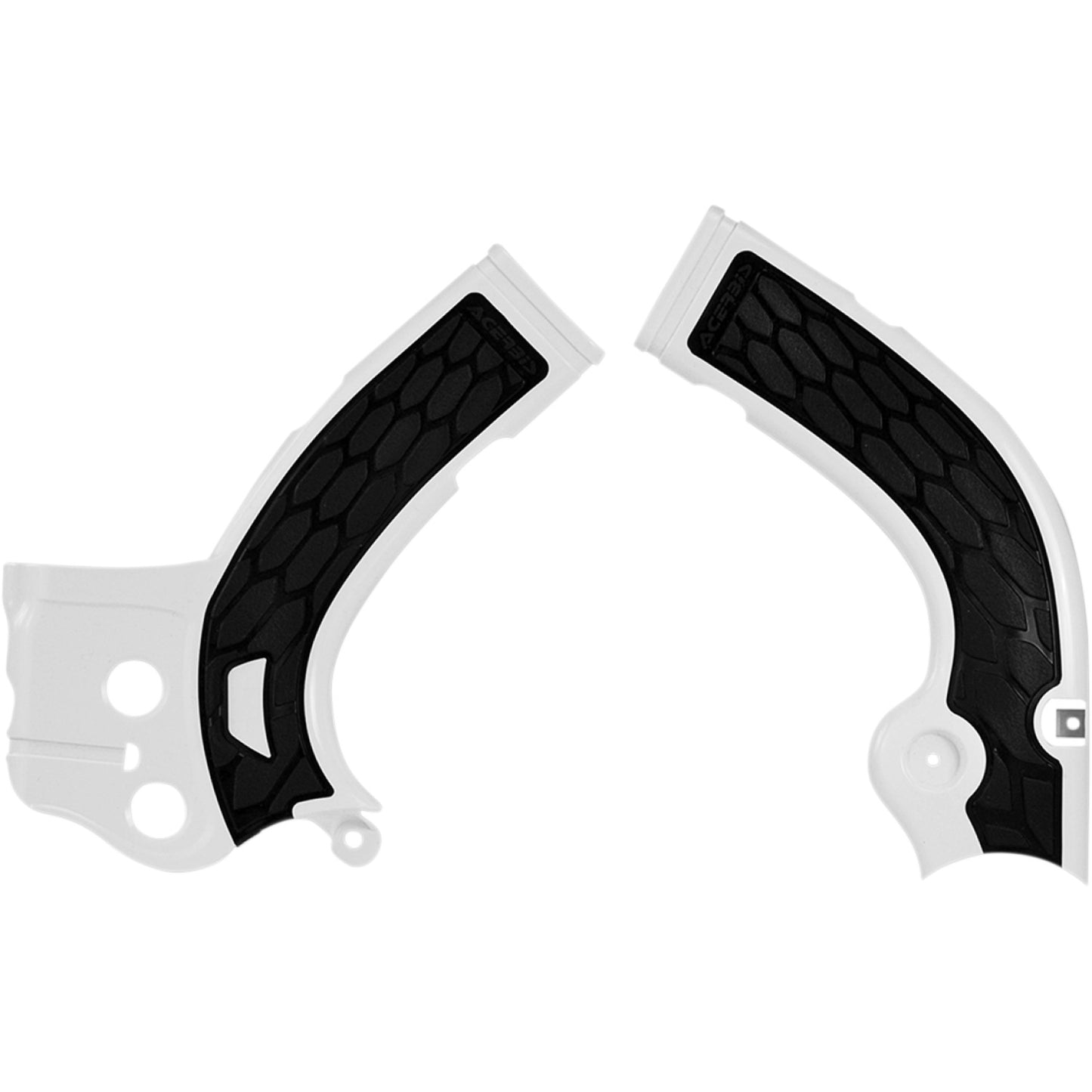 Acerbis X-Grip Frame Guards - White/Black - YZ 250F/450F 2374261035