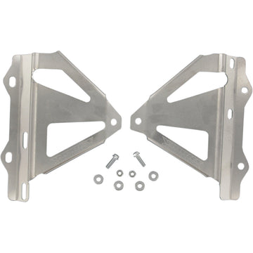 WORKS CONNECTION Radiator Brace Set - Silver - Honda 18-084