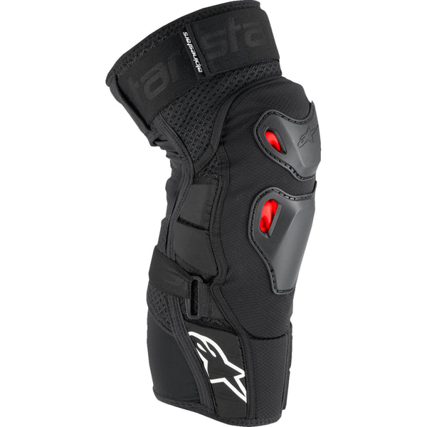 Alpinestars Bionic Pro Plasma Knee Protectors - Black/Red/White - L/XL 6503125-132-LXL
