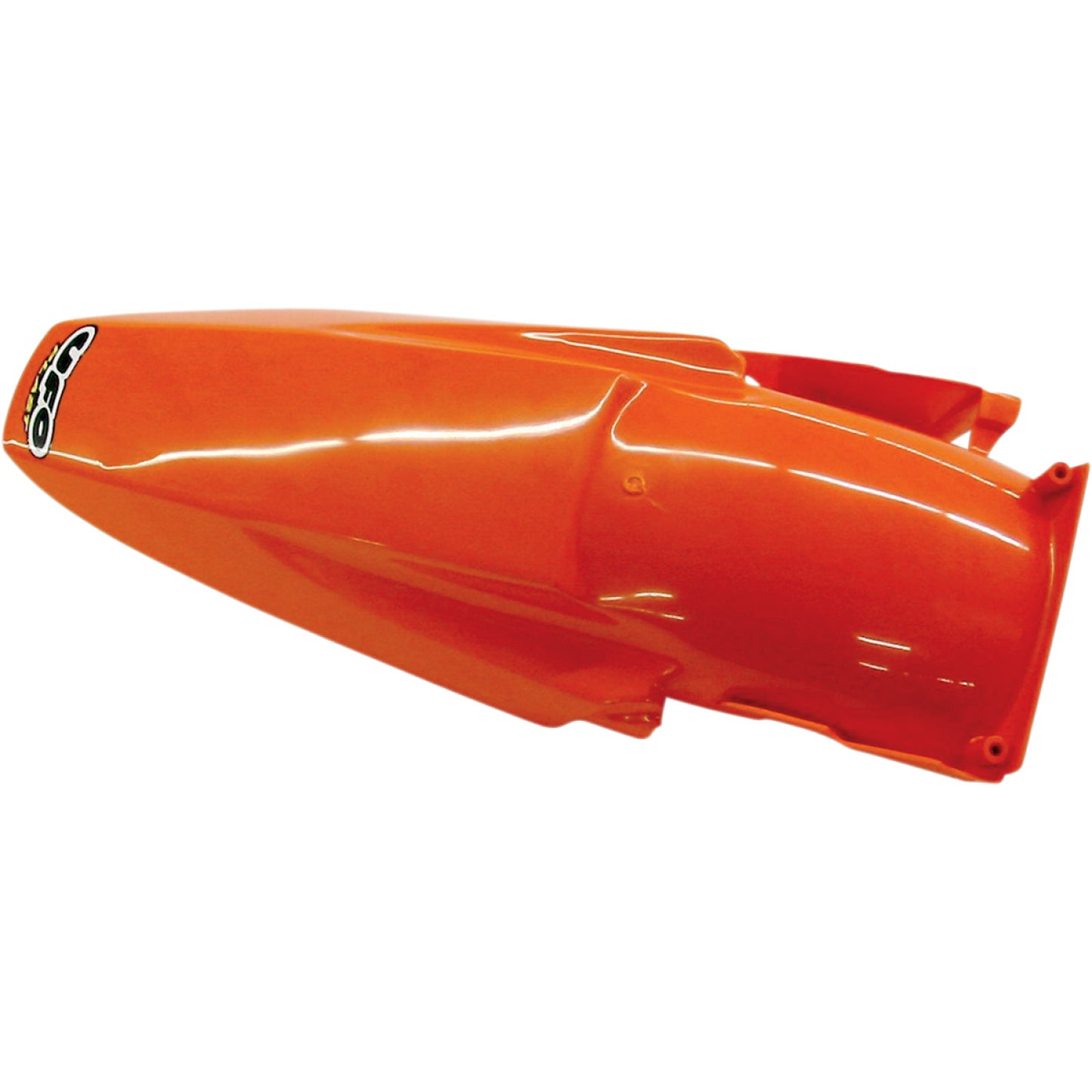 UFO Enduro Rear Fender - With Pins - Orange KT03067-127