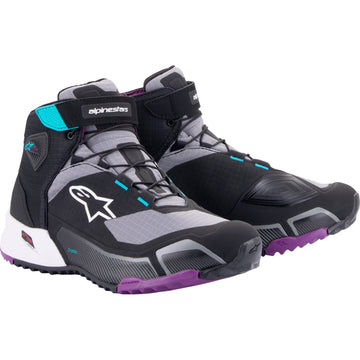 ALPINESTARS Stella CR-X Drystar? Shoes - Black/Gray/Teal/Purple - US 5.5 2611523137055