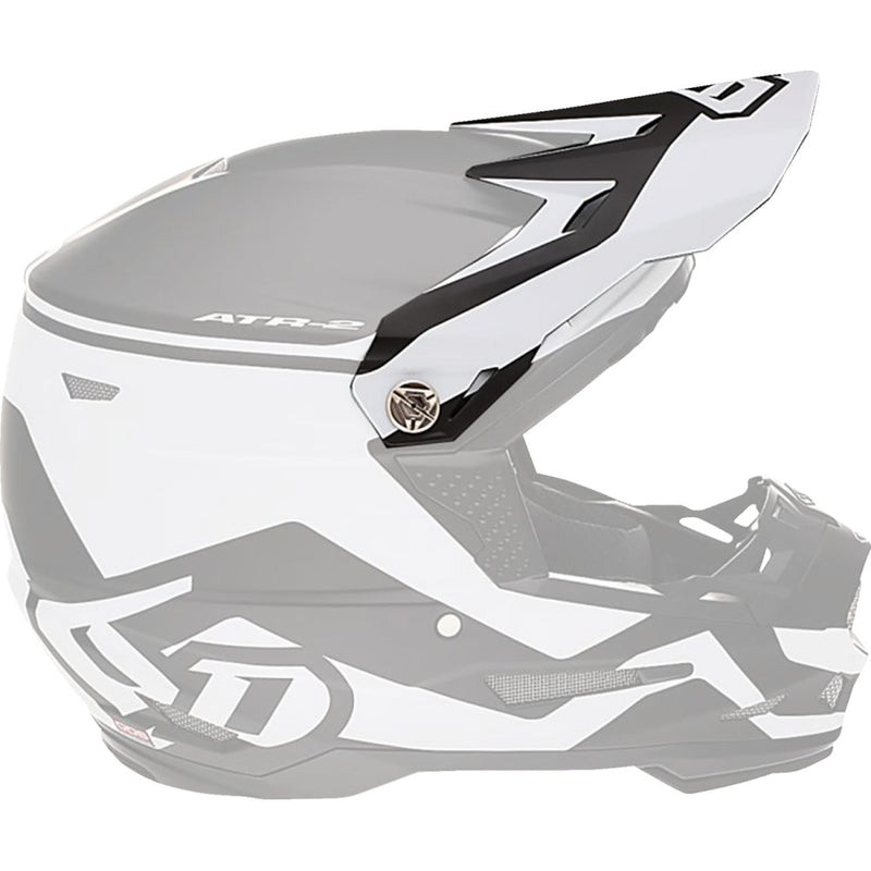 6D HELMETS ATR-2 Visor - Drive - White 72-6095