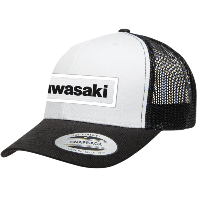 FACTORY EFFEX Kawasaki Throwback Hat - Black/White 25-86104