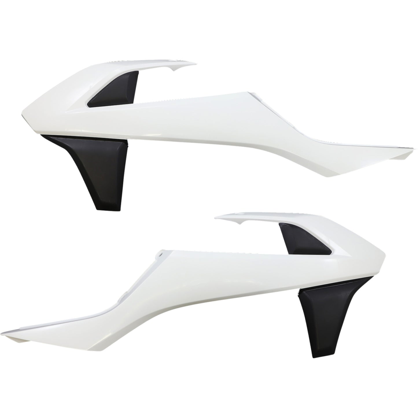 ACERBIS Radiator Shrouds - White/Black 2421081035