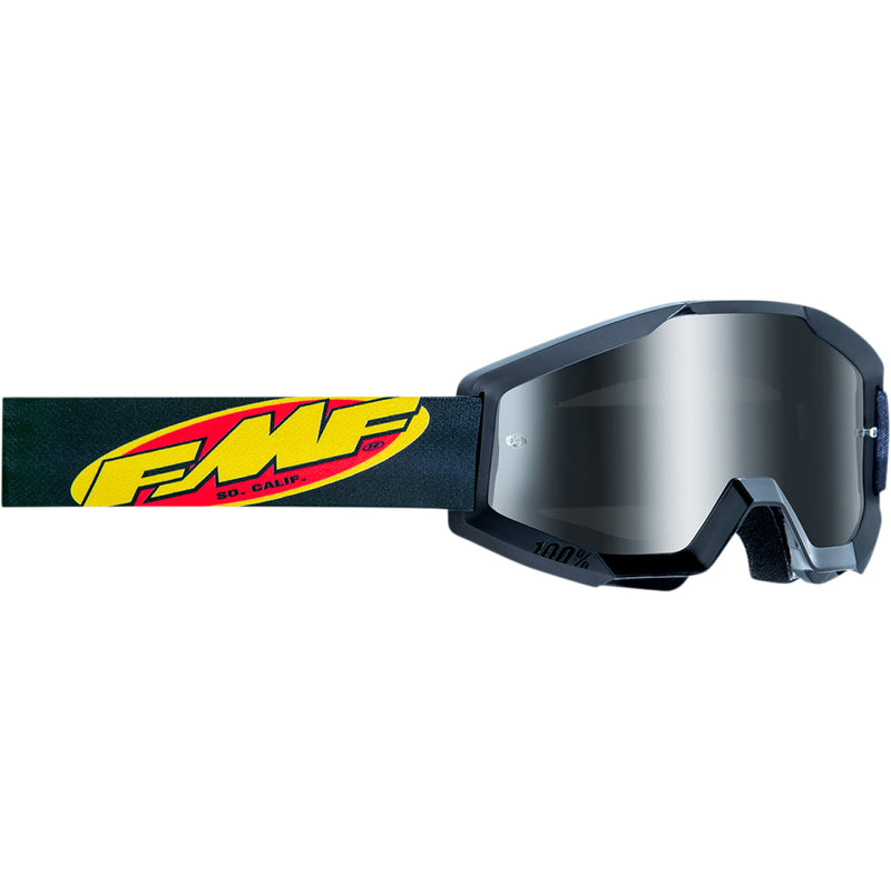 FMF PowerCore Goggles - Core - Black - Silver Mirror F-50051-00003