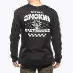 Fasthouse 4 Ever 2 Smokin' Long Sleeve Tee Black / White Medium
