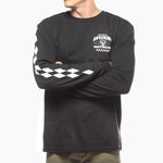 Fasthouse 4 Ever 2 Smokin' Long Sleeve Tee Black / White Medium