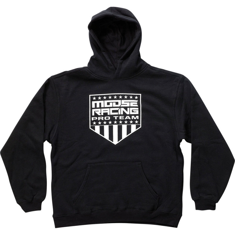 MOOSE OFFROAD Youth Pro Team Hoodie - Black - Large 3052-0631