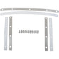 Memphis Shades Fats Windshield Hardware Straps - Stainless Steel MEM0913