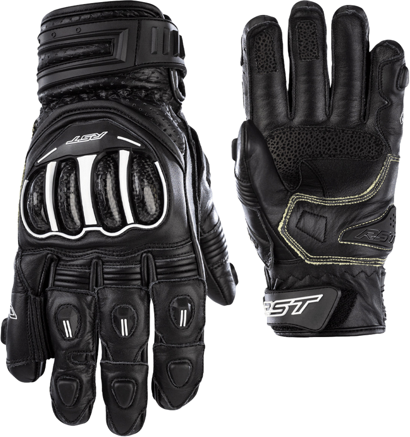 RST Tractech Evo 4 Short CE Glove - Black/Black/Black - XL