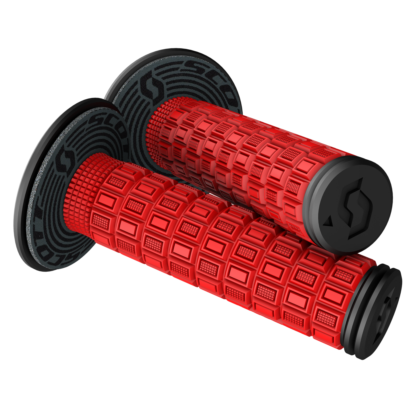 Scott Mellow + Donut Grips - Red/Black 269305-4959