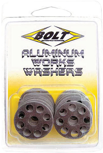 Aluminum Works Washers 6x25mm 10/Pk