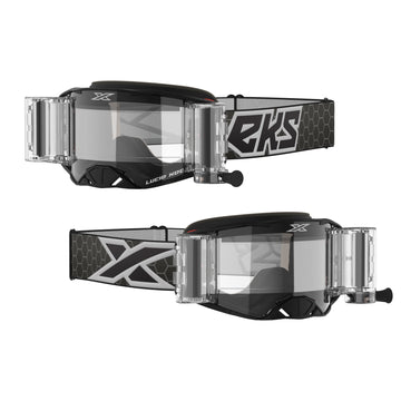 Lucid Goggle Race Pack Black/White Zip Off Clear