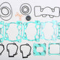 Set of gaskets and seals on a white background