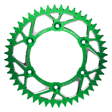 Aluminum Rear Sprocket 50t Green Kaw