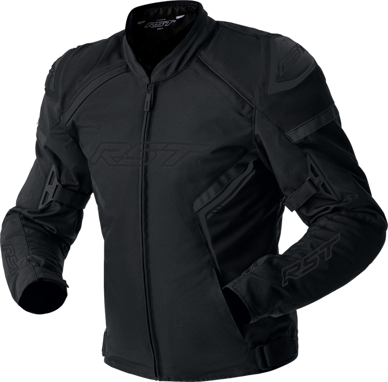 RST S1 D3O Textile CE Jacket - Black - 5XL