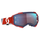 Fury Goggle Red/Blue Blue Chrome Works Lens