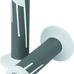 ProTaper Full Diamond Clamp-On Grips - White/Dark Gray