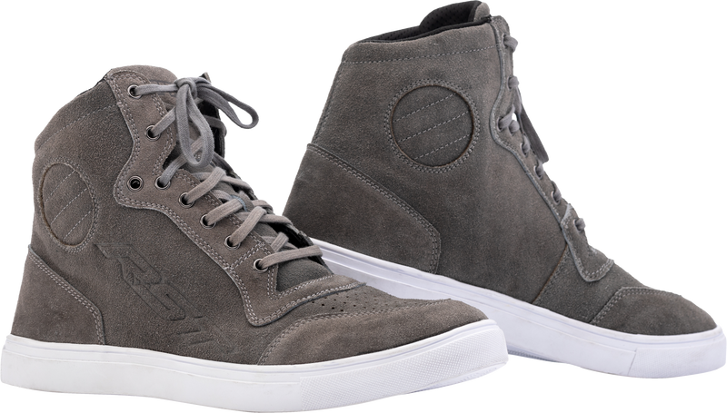 RST Women's Hitop Moto CE Suede Boot - Grey - US 8