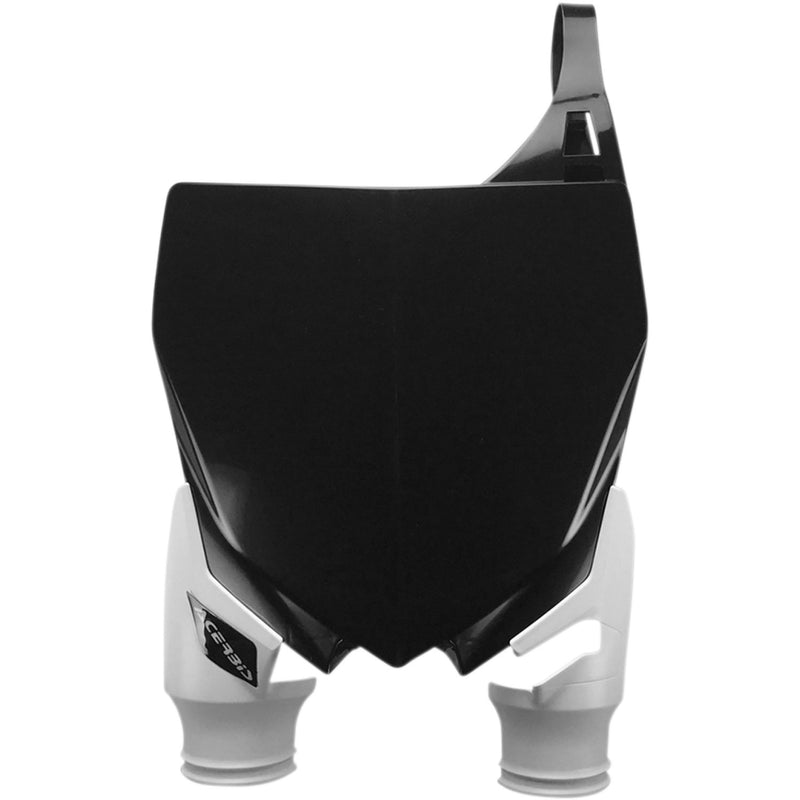 Acerbis Raptor Number Plate - Black/White 2527401007