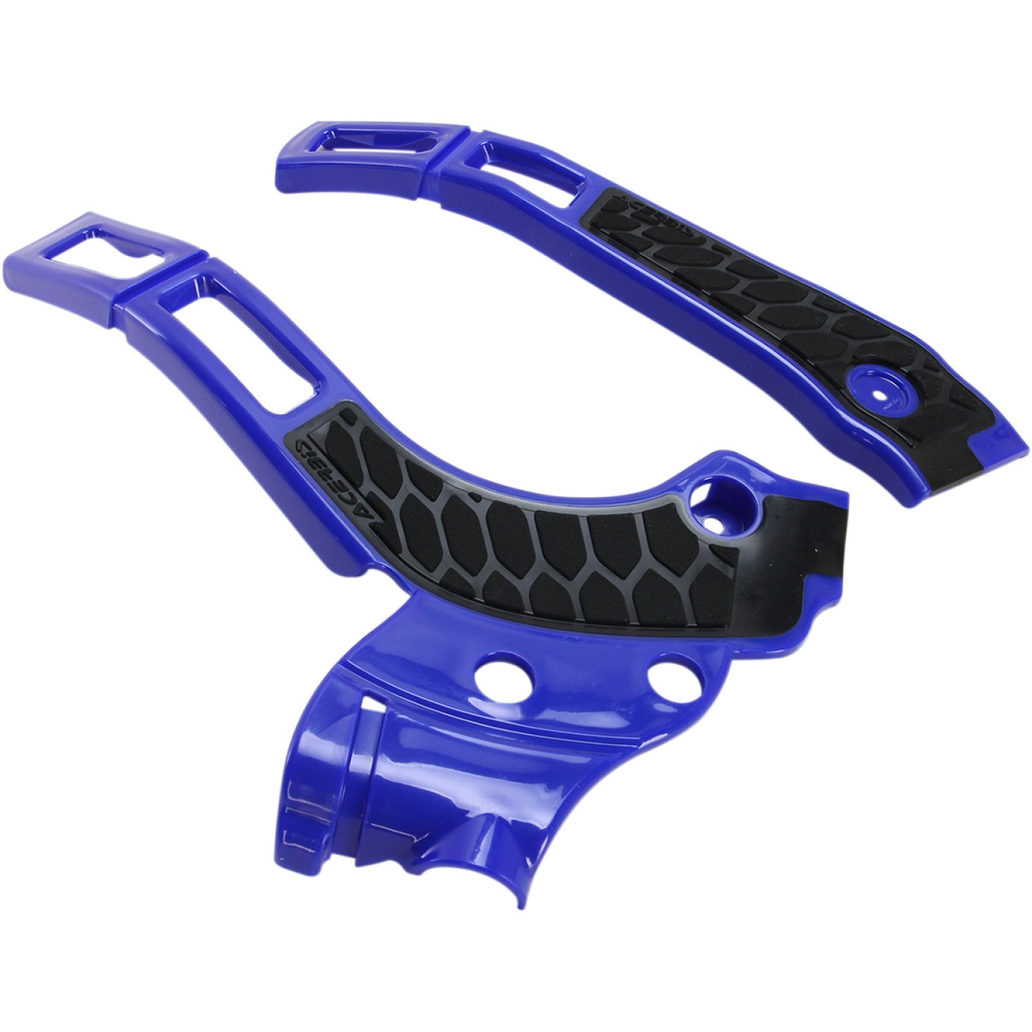 Acerbis X-Grip Frame Guards - Blue/Black - YZ 125/250/125X/250X 2464741034