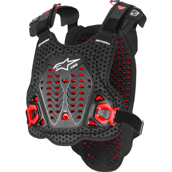 Alpinestars A-5 Plasma Chest Protector - Black/Red/White - XS/S 6700825-132-XS/S